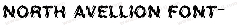 NORTH AVELLION FONT字体转换
